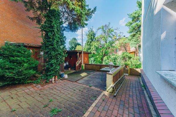 Innenhof angrenzend an die Schwentine