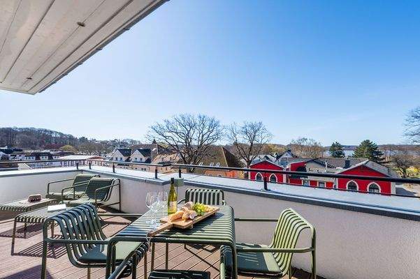 Terrasse mit Schmachter See Blick
