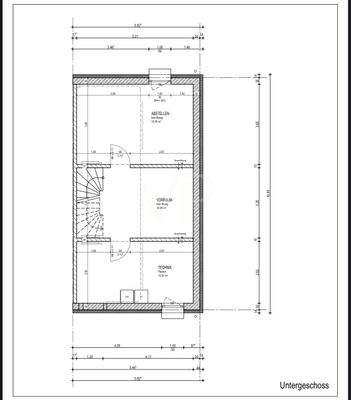 Grundriss Untergeschoss