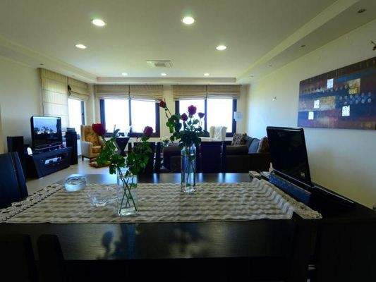 Kreta, Schisma Eloundas: Moderne Villa mit Gästewohnung, in exklusiver Lage, mit Meerblick, zu verkaufen