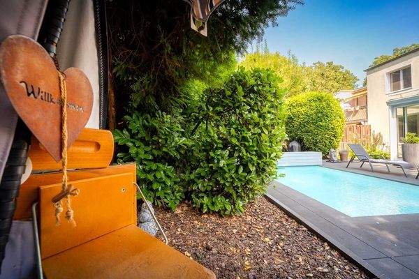 Blick aus dem Strandkorb