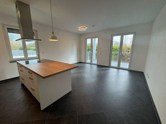 Wohnraum mit offener Küche