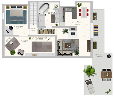 Grundriss DG 