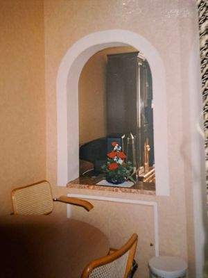 Sicht Küche - Wohnzimmer