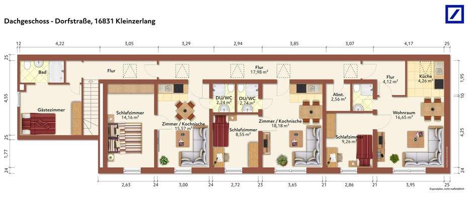 Grundriss - Dacheschoss - Nebengelass