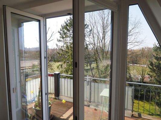 Balkonsicht (Westen)