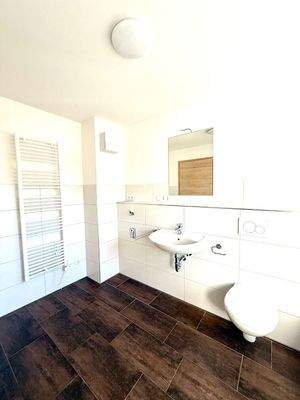 Waschmaschinenanschluß im Bad