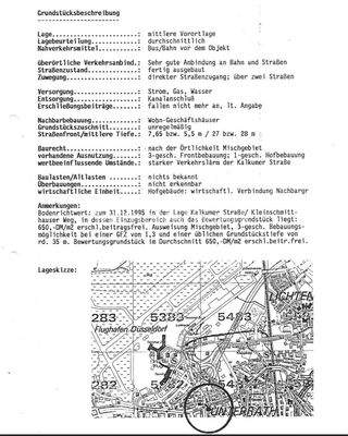 Grunstücksbeschreibung