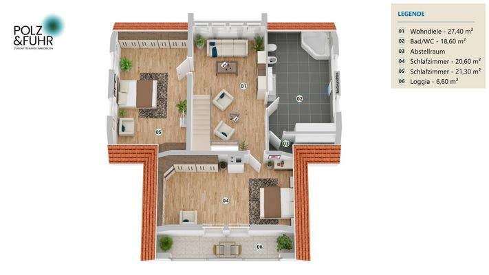 Grundriss Obergeschoss 