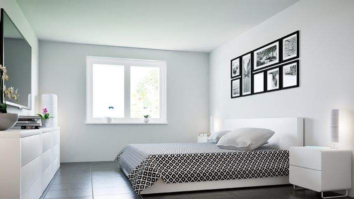 Schlafen (Wohnbeispiel, Visualisierung)