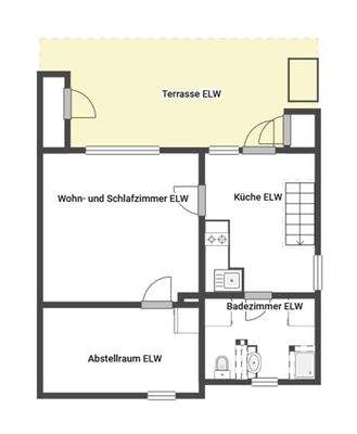 Grundriss Skizze 1. UG