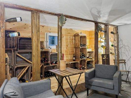 Weinecke im Kellergeschoss