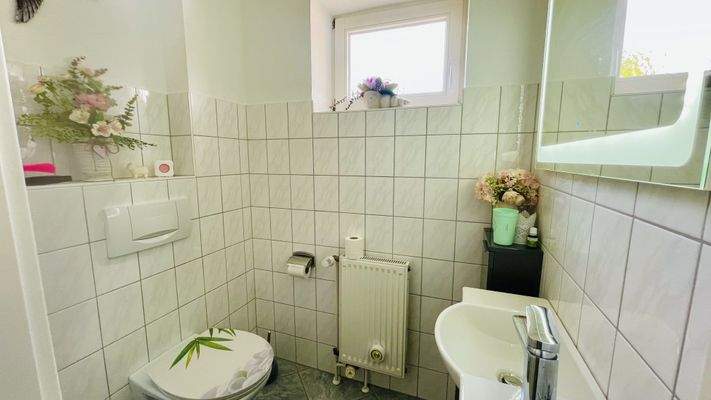 Gäste-WC im Erdgeschoss
