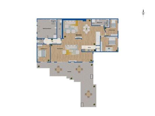 Grundriss Obergeschoss