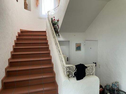 Treppe vom Erdgeschoss zum Obergeschoss