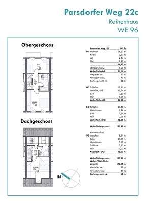 Grundriss 1. OG und Dachgeschoss