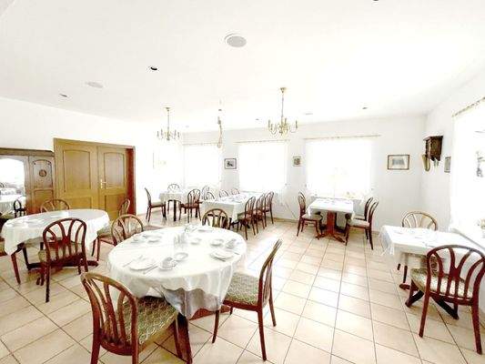 Essbereich im Frühstücksraum