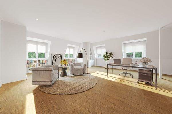 Virtuelles Staging: Zimmer II/Arbeitszimmer