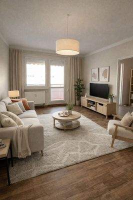 Einrichtungsbeispiel Wohnzimmer