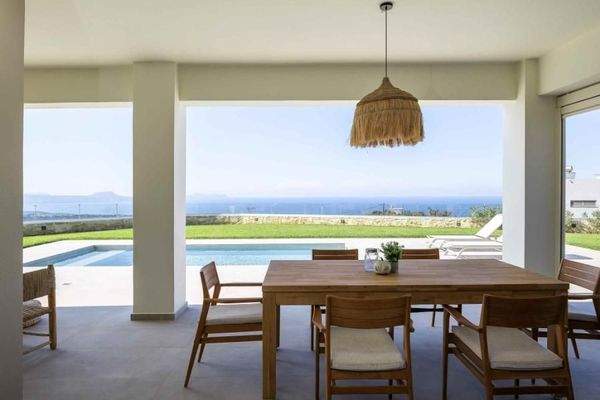 Kreta, Gallos: Luxuriöse Neubauvilla mit Meerblick zu verkaufen