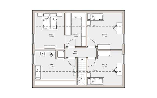 Grundriss Dachgeschoss