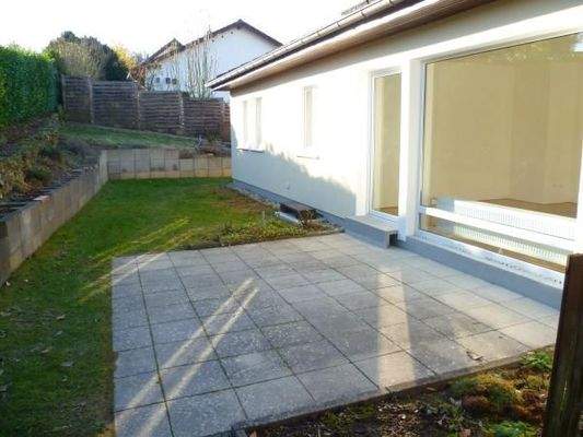 Terrasse am Wohnzimmer