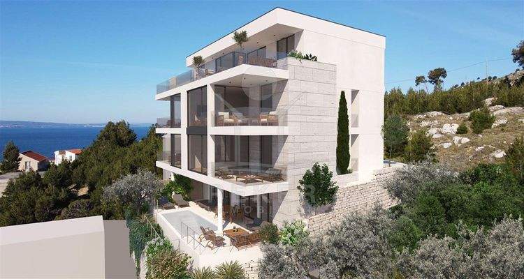 Toplage direkt am Meer in Omis