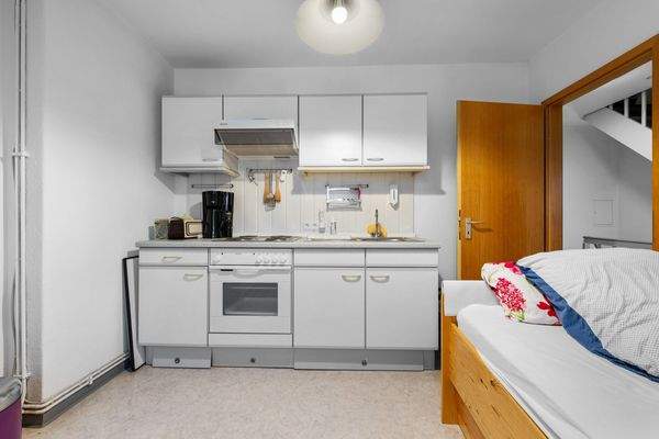 Küche im Dachgeschoss