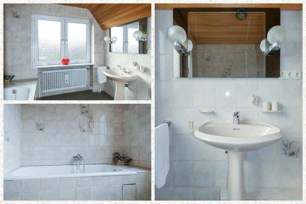 Das Tageslichtbad im Dachgeschoss