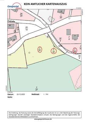 Wickenrode Katasterplan