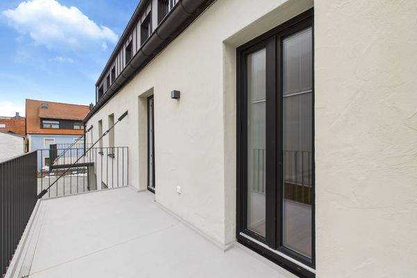 Großzügiger Balkon