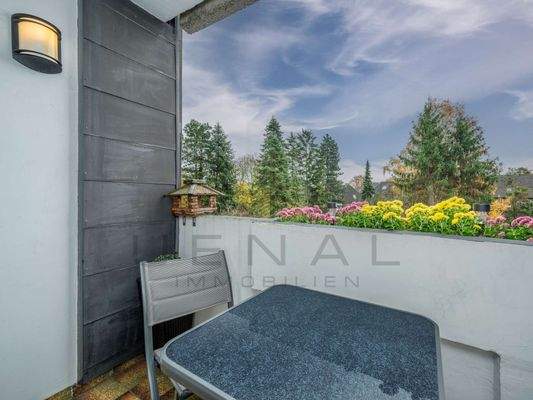 Südbalkon mit Aussicht