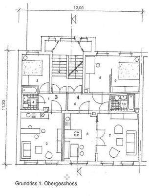 Grundriss 1. Obergeschoss