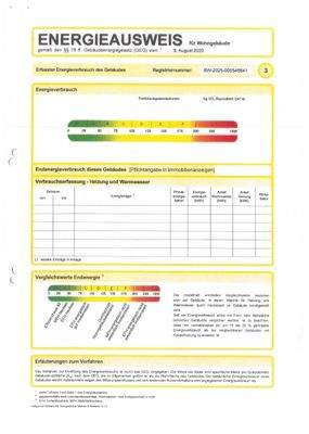 Energieausweis gültig bis 2035