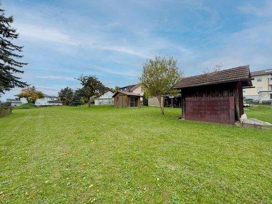 viel Platz im Garten