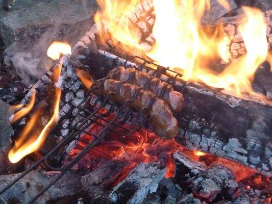 Grillplatz Feuer