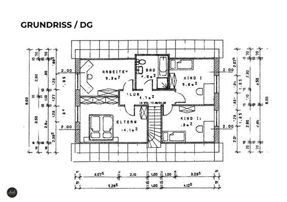 Grundriss - Dachgeschoss