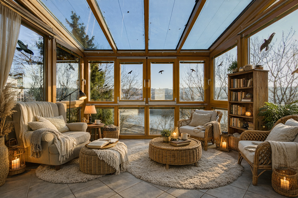 Wintergarten 1. OG - KI generiert