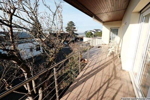 Balkon Blickrichtung West