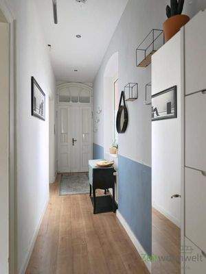 Blick zum Wohnungseingang