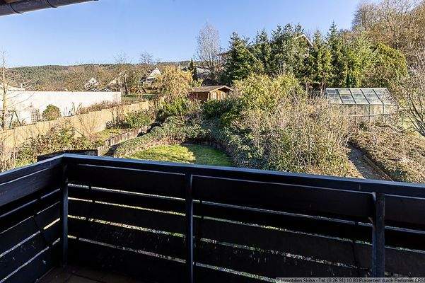 Blick vom Balkon Hinterhaus