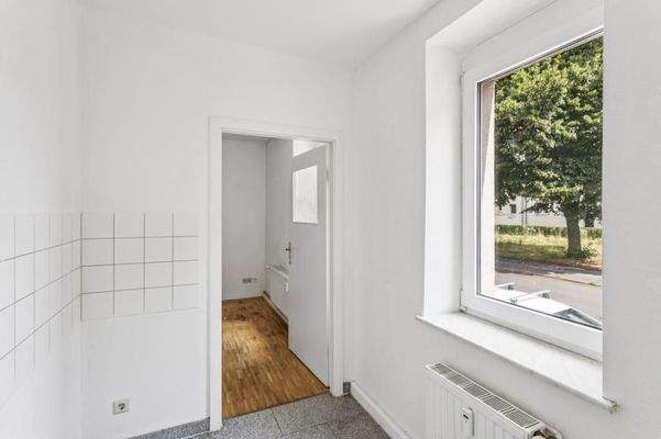 Blick Küche - Wohnzimmer