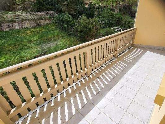 Balkon - saniert, Detail