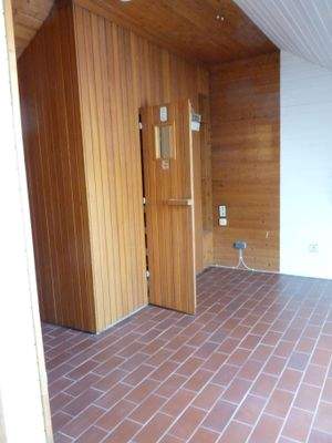 Sauna im Dachgeschoss