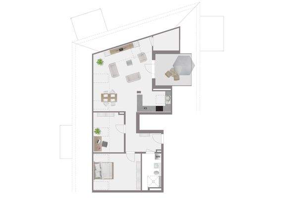 Grundriss Wohnung 25