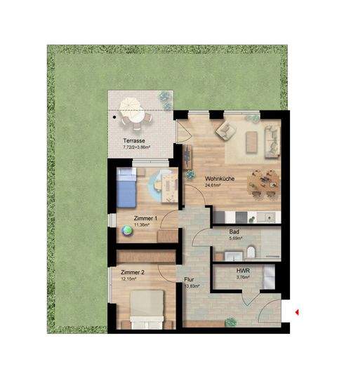 Edewecht / Friedrichsfehn Wohnungen, Edewecht / Friedrichsfehn Wohnung mieten