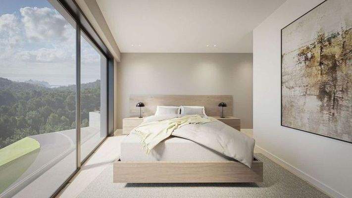 Modernes Haus mit unverbaubarem Blick zu verkaufen in Génova, Palma, Mallorca