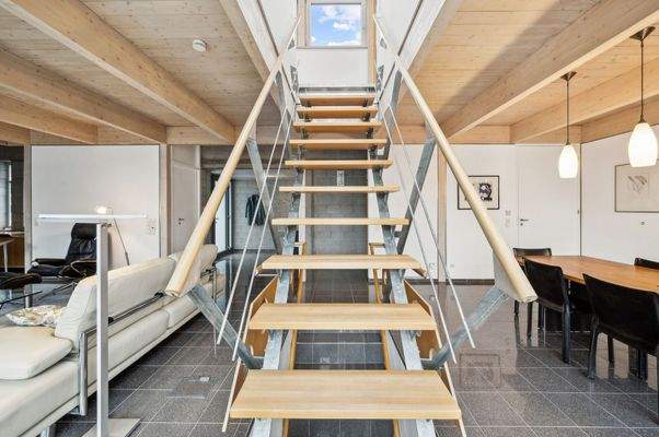 Aufgang ins Dachgeschoss
