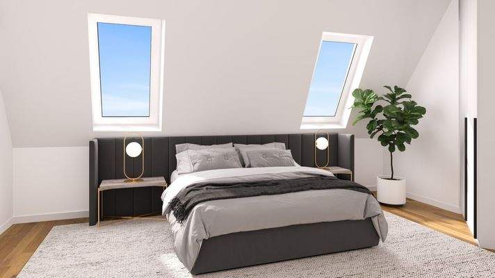 Schlafzimmer Penthouse