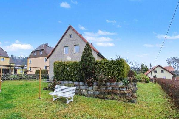 Außenansicht Rückseite Garten